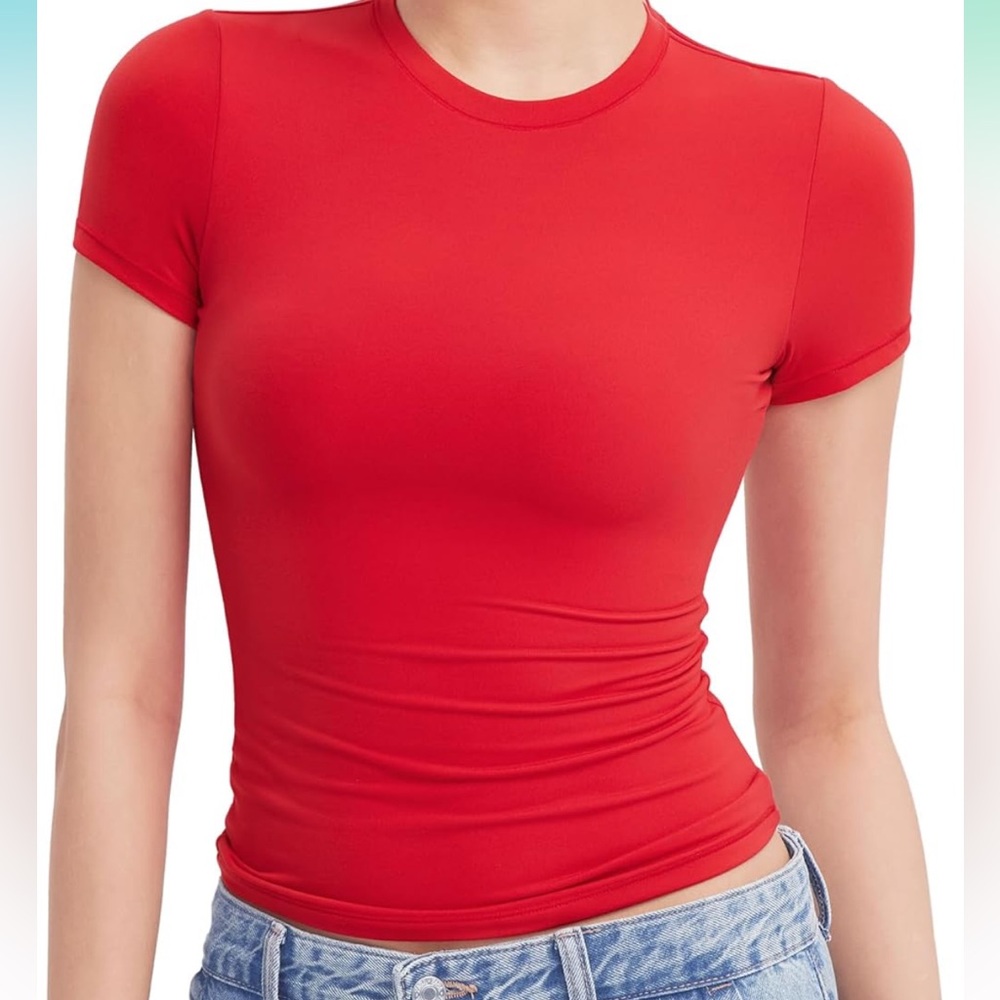 Pumiey short sleeve slim fit top